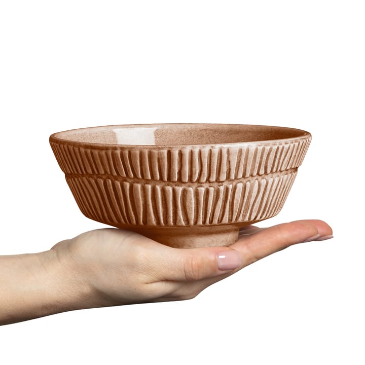 Stripes bowl Ø15 cm, Cinnamon Mateus