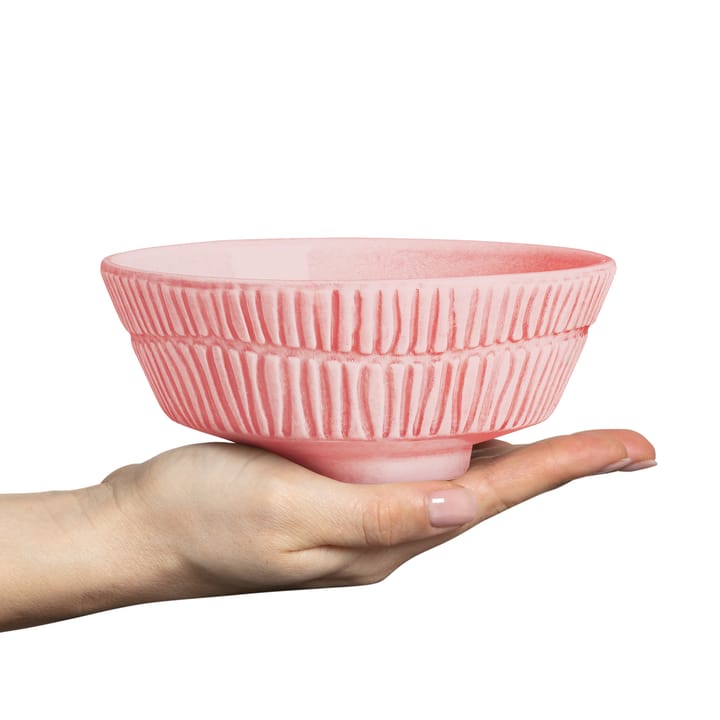 Stripes bowl Ø15 cm, Light pink Mateus