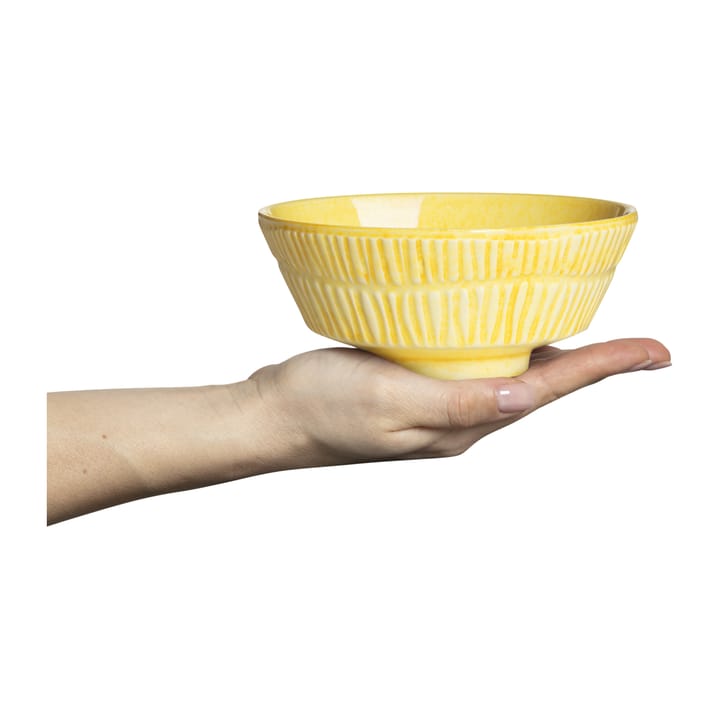 Stripes bowl Ø15 cm, Yellow Mateus