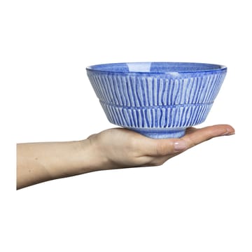 Stripes bowl 16 cm - Light blue - Mateus