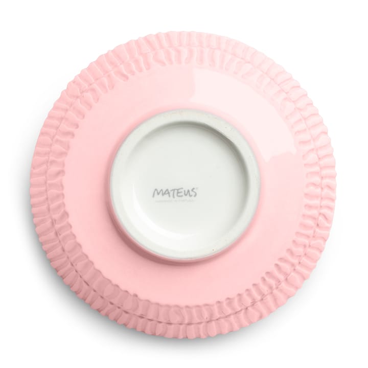 Stripes bowl 16 cm, light pink Mateus