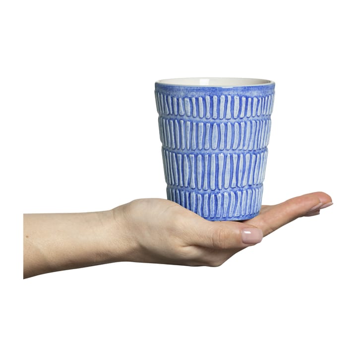 Stripes mug 30 cl, Light blue Mateus