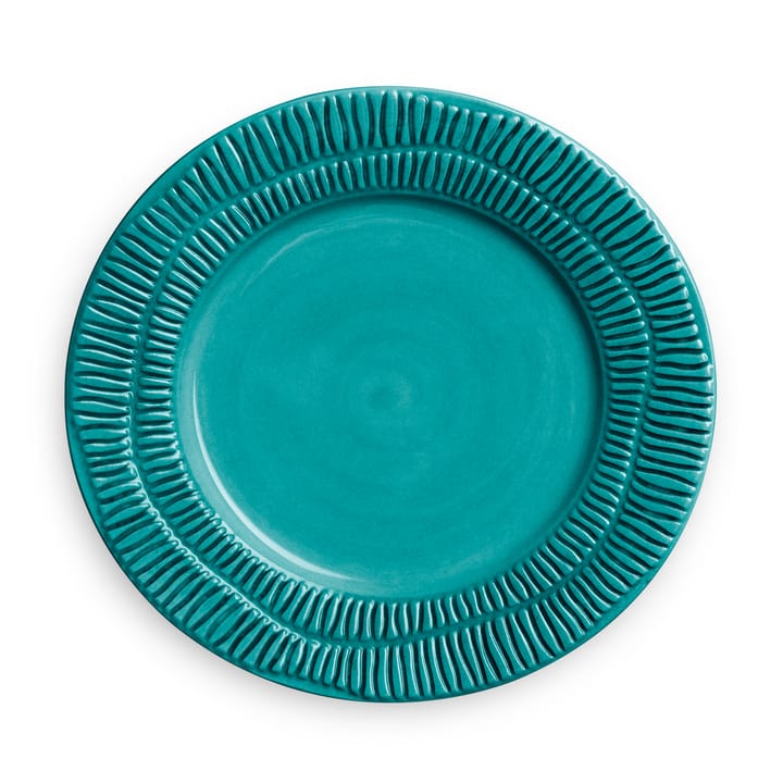 Stripes plate Ø21 cm, Ocean Mateus