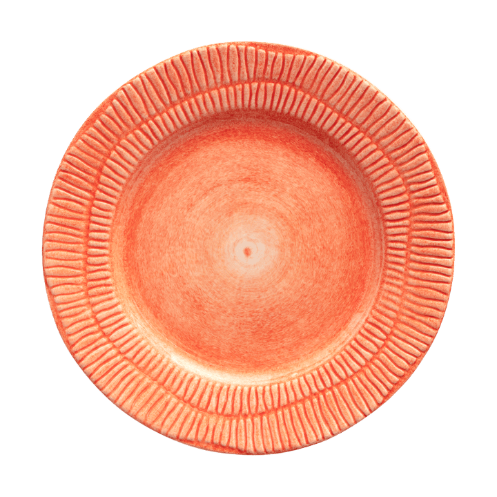 Stripes plate Ø21 cm, Orange Mateus