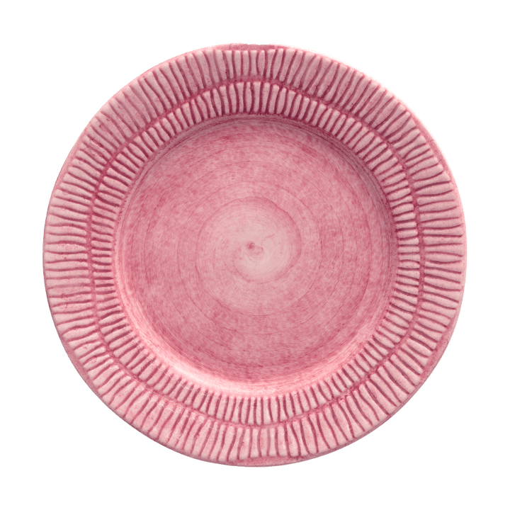 Stripes plate Ø21 cm, Pink Mateus