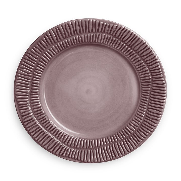 Stripes plate Ø21 cm, Plum Mateus