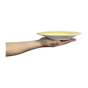 Stripes plate Ø21 cm - Yellow - Mateus