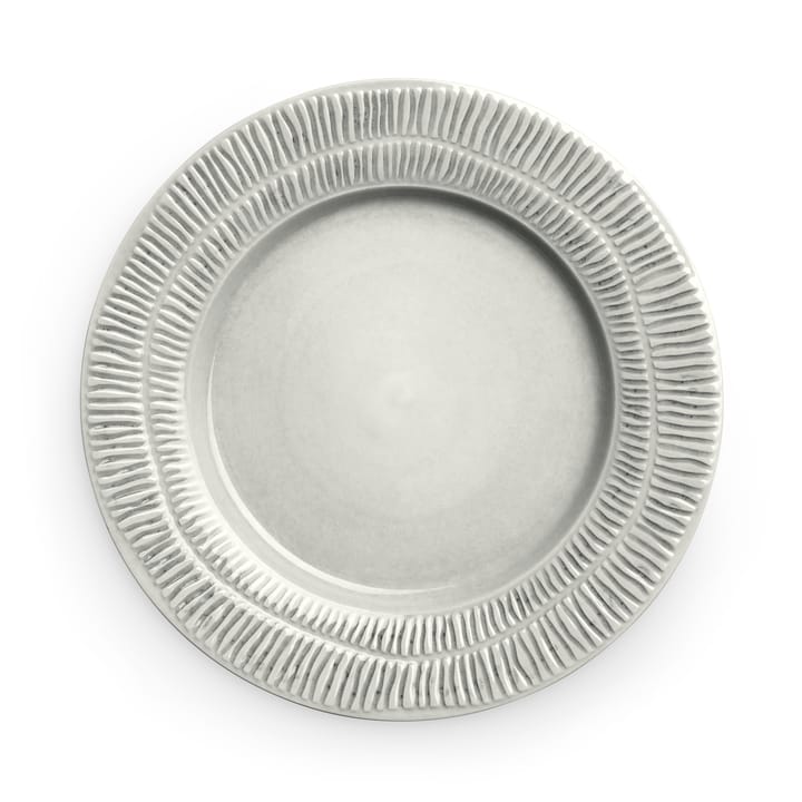 Stripes plate Ø28 cm - grey - Mateus