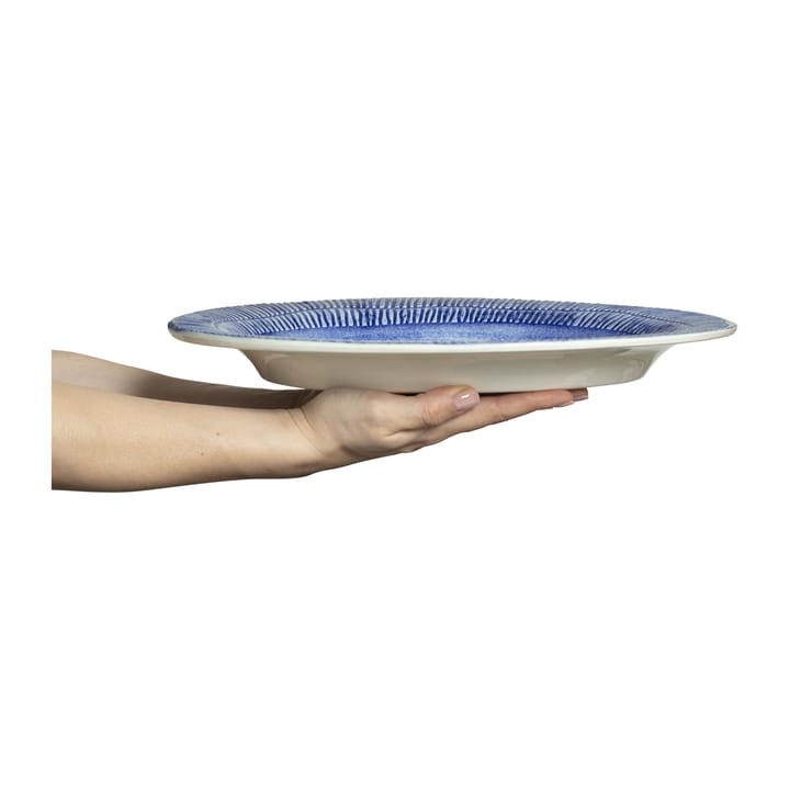 Stripes platter 30x35 cm, Light blue Mateus