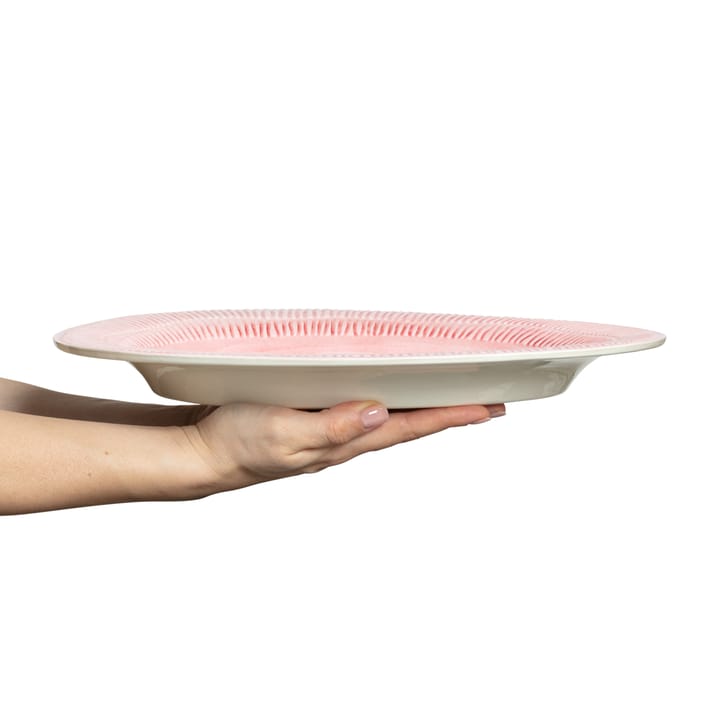 Stripes platter 30x35 cm, light pink Mateus