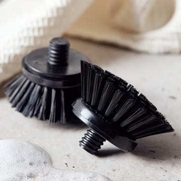 Meraki dish brush head 2-pack - Black - Meraki