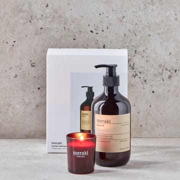 Meraki gift set hand soap and scented candle - Northern dawn-nordic pine - Meraki