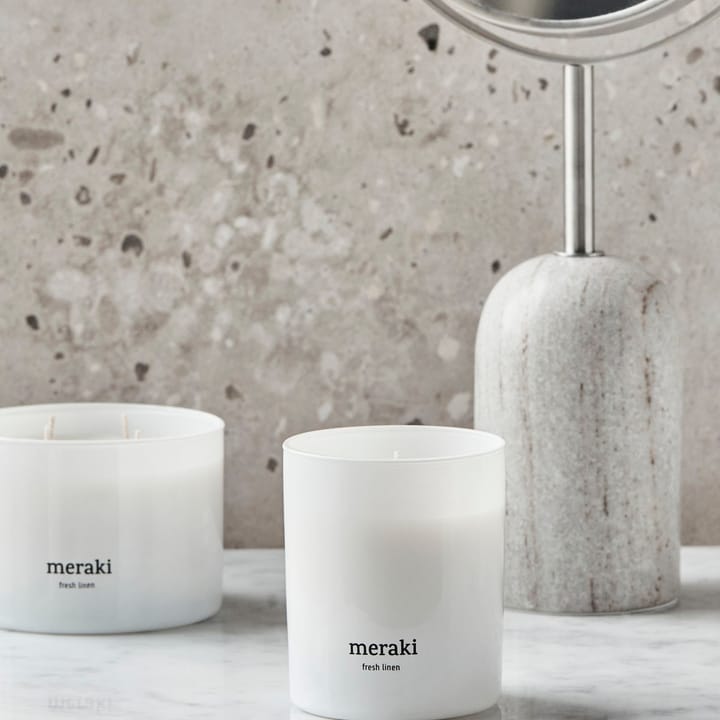 Meraki scented candle, 35 hours, Fresh linen Meraki