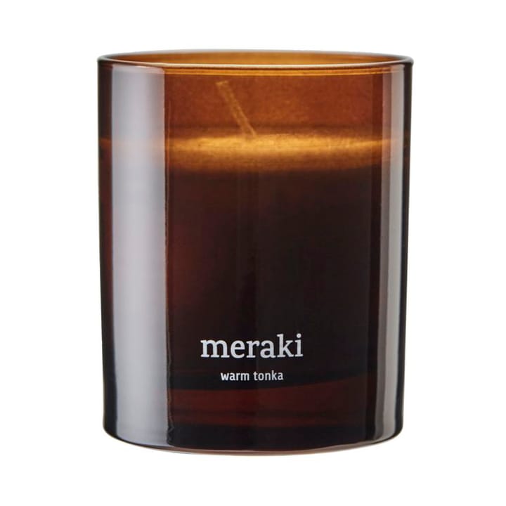 Meraki scented candle, 35 hours, Warm tonka Meraki