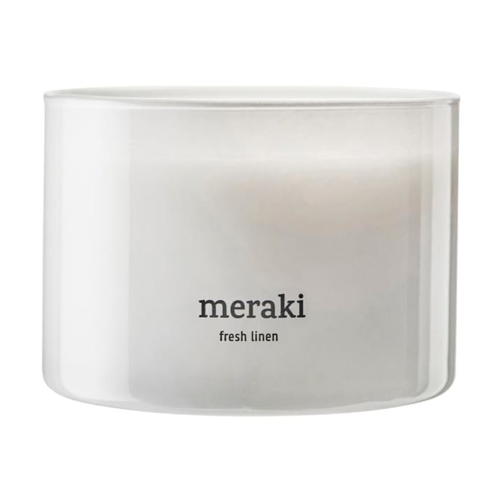 Meraki scented candle, 60 hours, Fresh linen Meraki