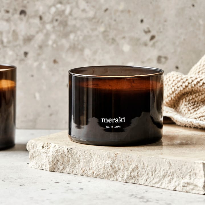 Meraki scented candle, 60 hours, Warm tonka Meraki