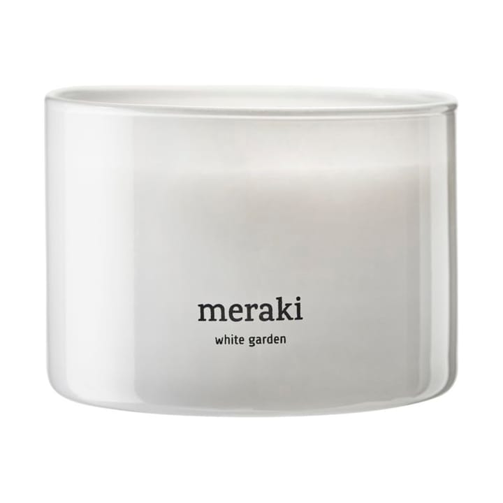 Meraki scented candle, 60 hours - White garden - Meraki