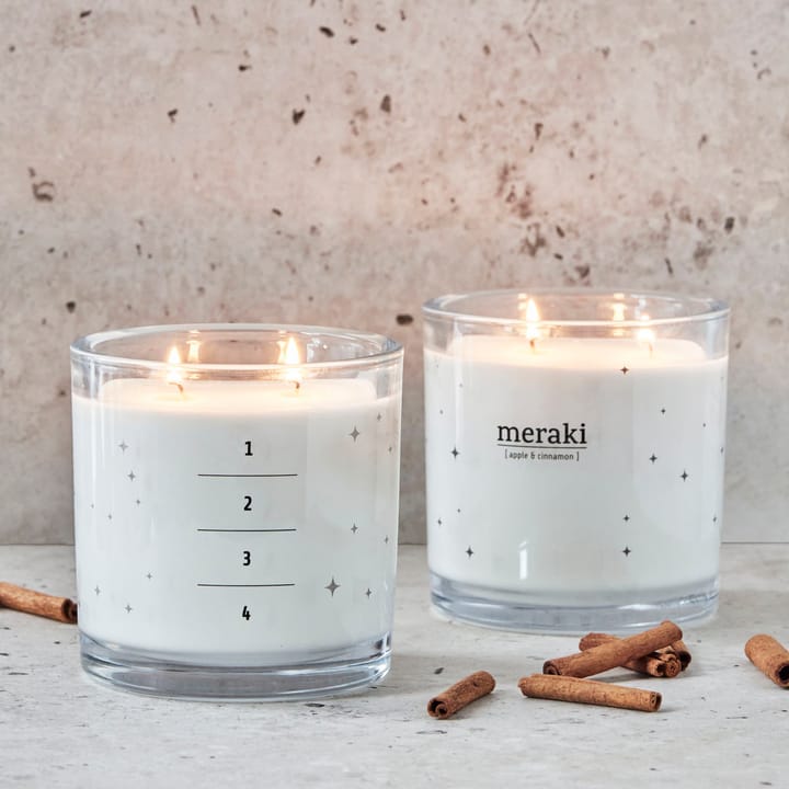 Meraki scented candle 90 hours, Apple & cinnamon Meraki