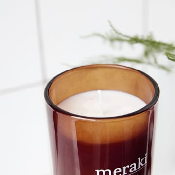 Meraki scented candle brown glass 35 hours - nordic pine - Meraki