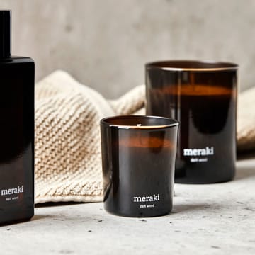 Meraki scented candles 12 hours 2-pack - Dark wood - Meraki