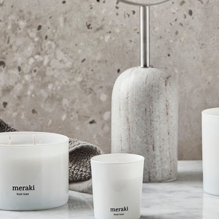 Meraki scented candles 12 hours 2-pack, Fresh Linen Meraki