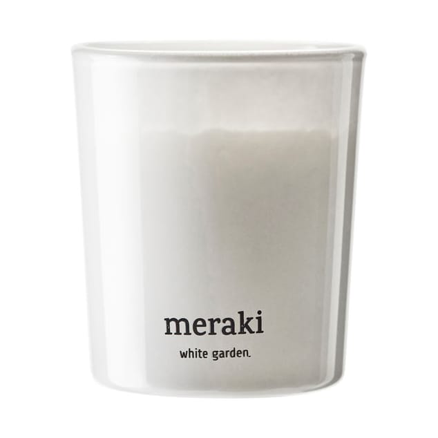 Meraki scented candles 12 hours 2-pack, White garden Meraki