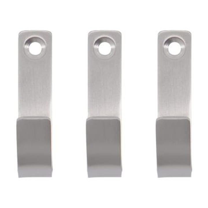 Thapsus hook 3-pack - Brushed steel - Meraki