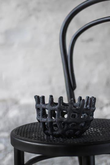 Art Piece braided basket - Black - Mette Ditmer