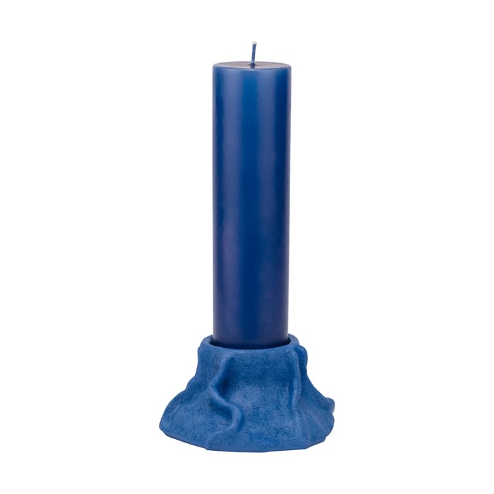 Art Piece lava candle holder Ø12.5 cm, Cobalt Mette Ditmer