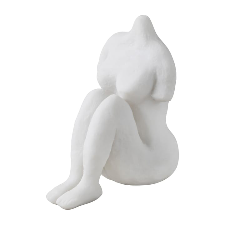 Art piece sitting woman 14 cm, Off-white Mette Ditmer