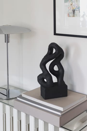 Art piece symbiosis sculpture 29 cm - Black - Mette Ditmer