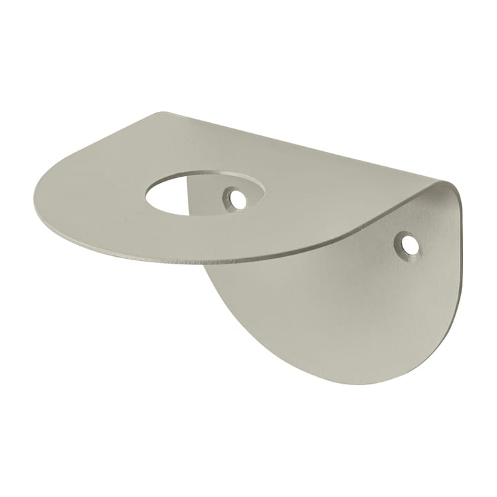 Carry wall-hung holder single, Sand grey Mette Ditmer