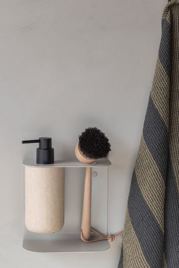 Carry wall-mounted holder double - Sand grey - Mette Ditmer