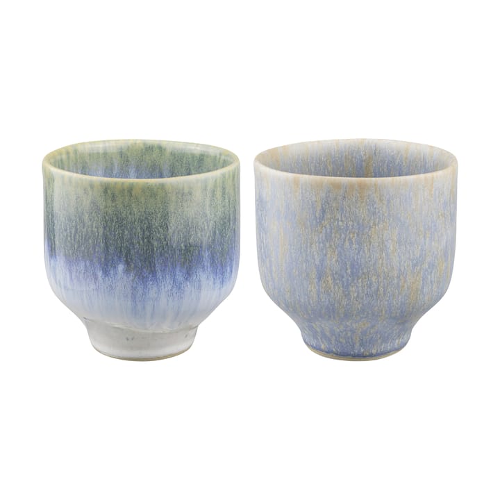 Elements mug 2-pack - Blue - Mette Ditmer