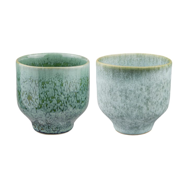 Elements mug 2-pack - Green - Mette Ditmer