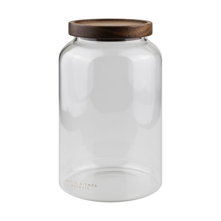 Luna jar with lid large 20 cm - Transparent - Mette Ditmer