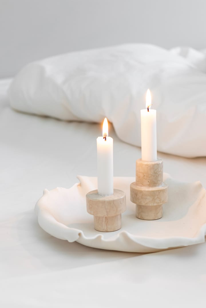 Marble candle holder 5 cm, Sand Mette Ditmer