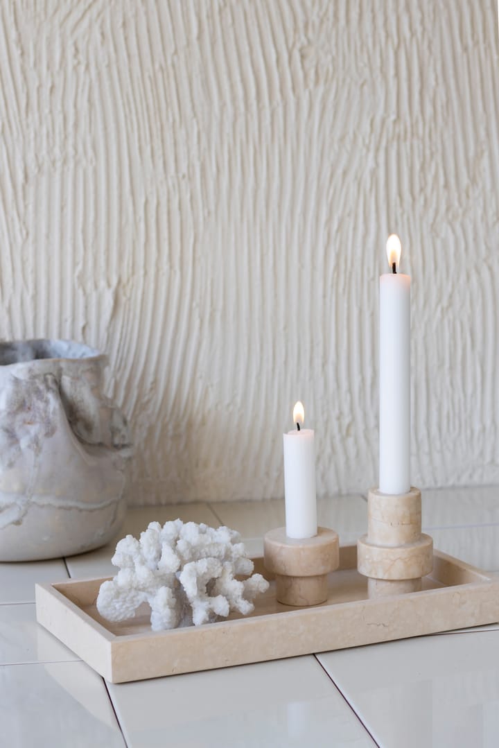 Marble candle holder 5 cm, Sand Mette Ditmer