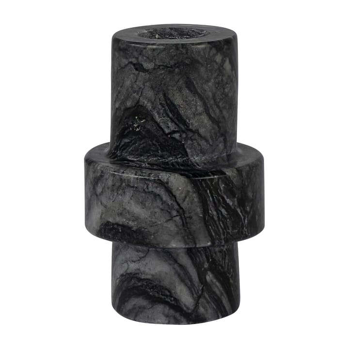 Marble candle holder 8.5 cm, Grey Mette Ditmer