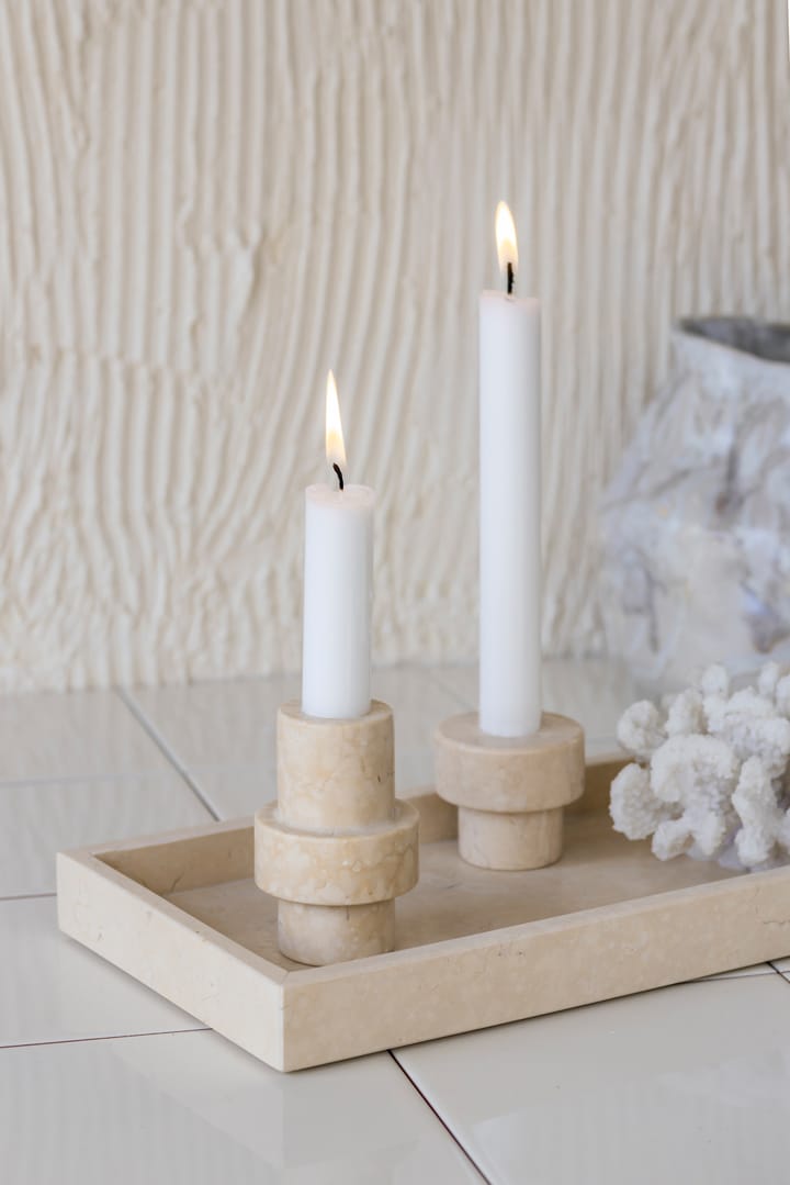 Marble candle holder 8.5 cm, Sand Mette Ditmer