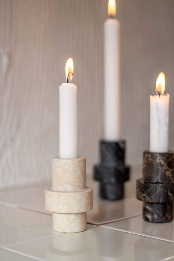 Marble candle holder 8.5 cm, Sand Mette Ditmer