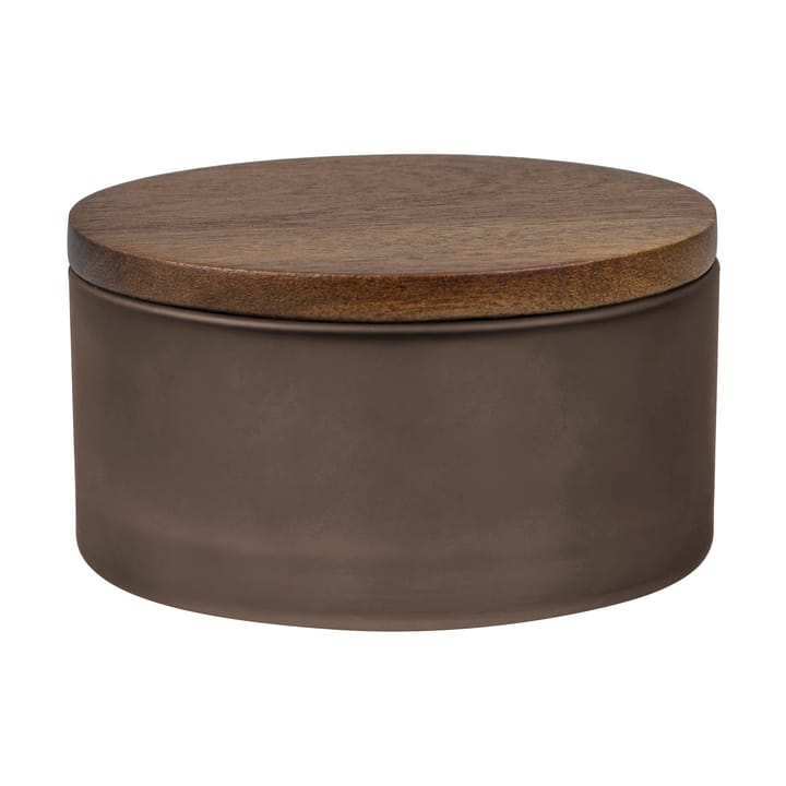 Modest jar with lid Ø10.5 cm, Walnut Mette Ditmer