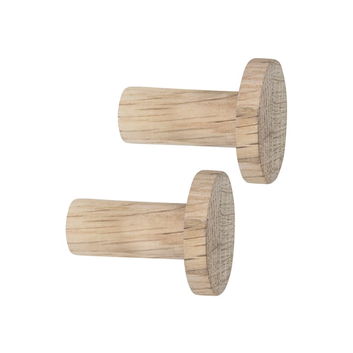 Point hook long 2 pack, Oak Mette Ditmer