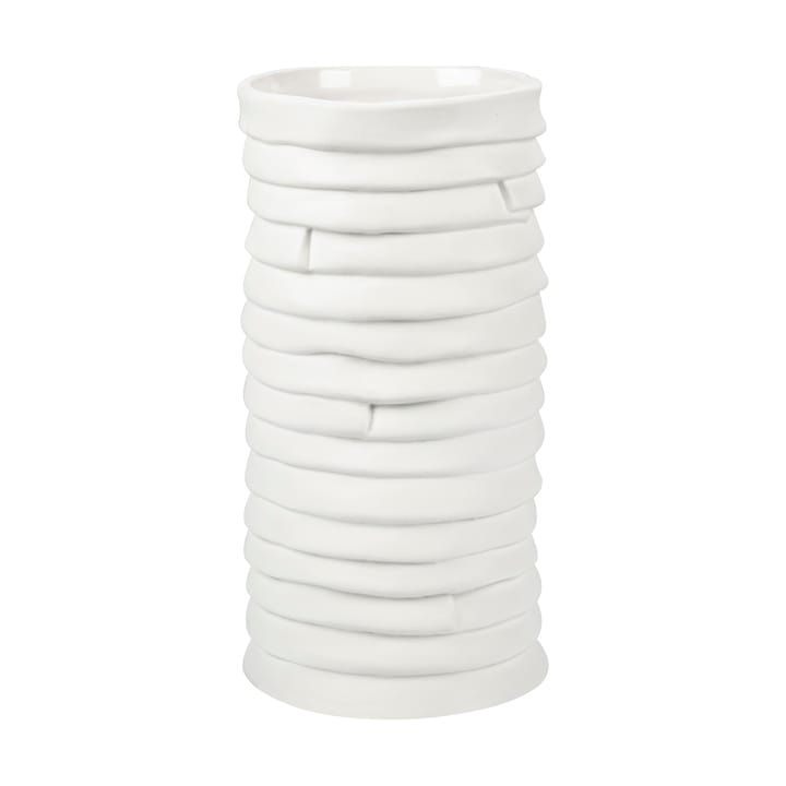 Ribbon vase large 20 cm, Off-white Mette Ditmer