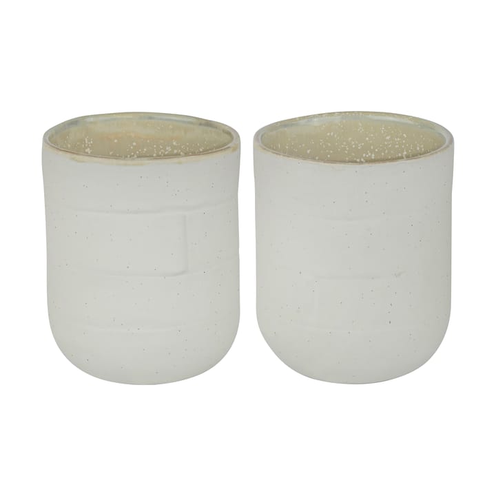 Sand Grain mug 30 cl 2-pack, Straw Mette Ditmer