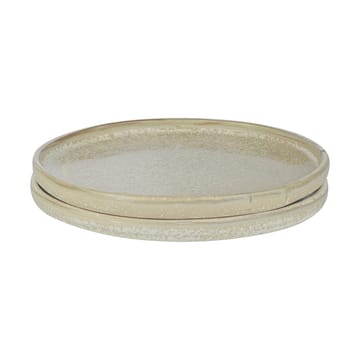 Sand Grain plate Ø20 cm 2-pack - Straw - Mette Ditmer