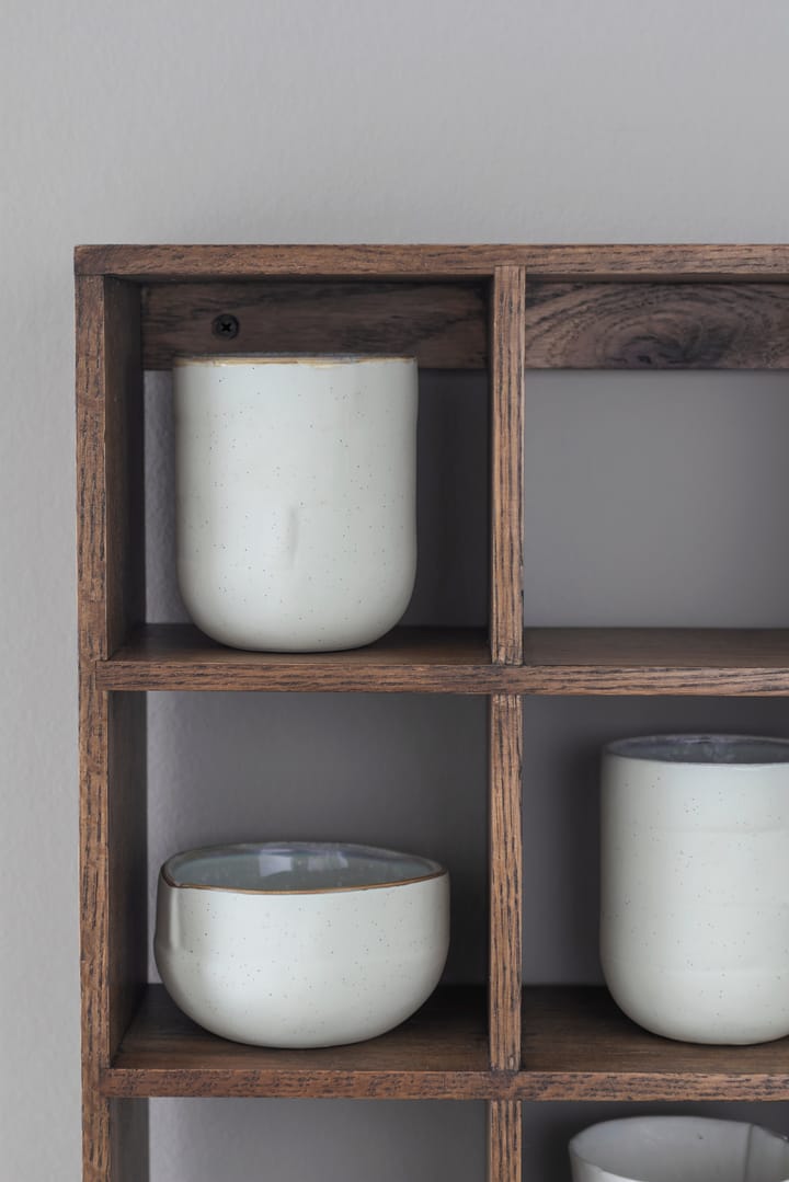 Showcase wall shelf 40x53 cm, Dark oiled oak Mette Ditmer