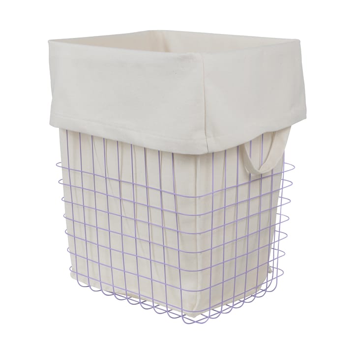 Store-it storage basket with cotton bag large, Lilac Mette Ditmer