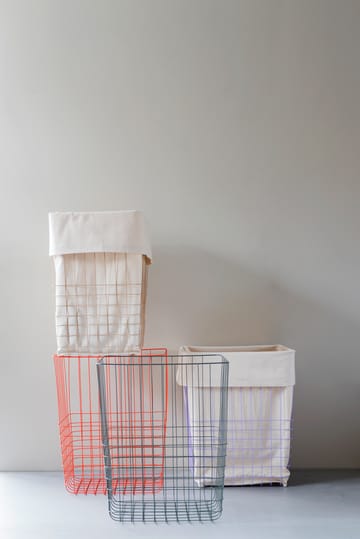 Store-it storage basket with cotton bag large - Orange - Mette Ditmer