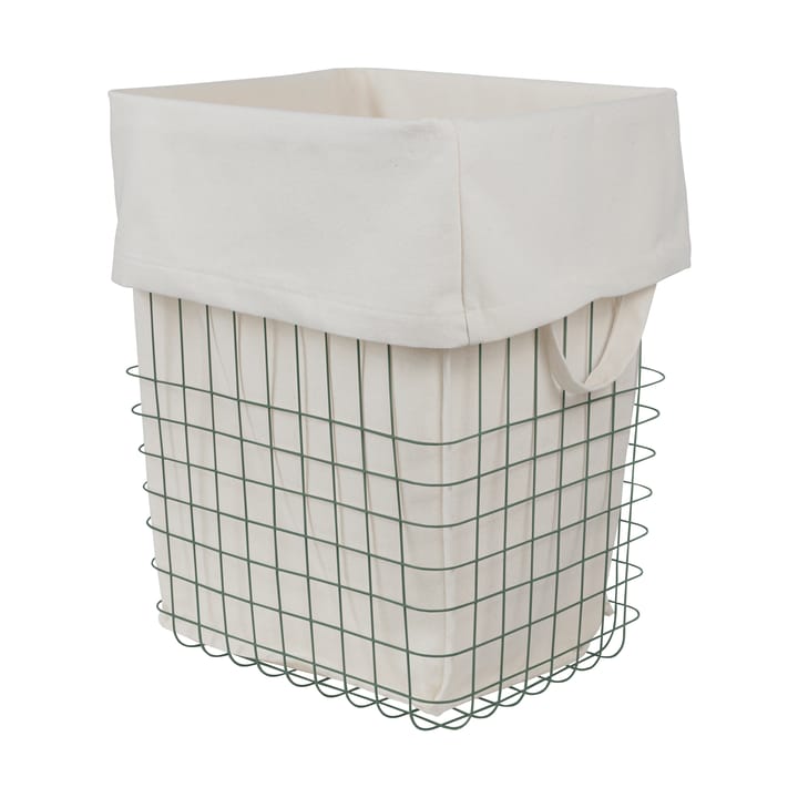 Store-it storage basket with cotton bag large, Thyme green Mette Ditmer